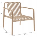 ΠΟΛΥΘΡΟΝΑ LOUNGE ΕΞΩΤ.ΧΩΡΟΥ MALEN HM6626.04 ΚΑΠΟΥΤΣΙΝΟ ΠΟΛΥΠΡΟΠΥΛΕΝΙΟ 67x75x75Υεκ