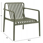 ΠΟΛΥΘΡΟΝΑ LOUNGE ΕΞΩΤ.ΧΩΡΟΥ MALEN HM6626.05 OLIVE GREEN ΠΟΛΥΠΡΟΠΥΛΕΝΙΟ 67x75x75Υεκ