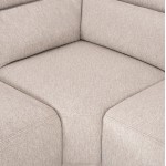 ΚΑΝΑΠΕΣ ΑΡΙΣΤΕΡΗ ΓΩΝΙΑ 5Θ ΜΕ RECLINE LUNARIS HM3316.02L ΕΚΡΟΥ ΥΦΑΣΜΑ 307x267x94Yεκ