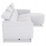 ΚΑΝΑΠΕΣ ΔΕΞΙΑ ΓΩΝΙΑ 3Θ ΜΕ RECLINE VALENTE HM3317.01R ΑΝΟΙΧΤΟ ΓΚΡΙ ΥΦΑΣΜΑ 275x160x104Yεκ