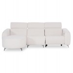 ΚΑΝΑΠΕΣ ΑΡΙΣΤΕΡΗ ΓΩΝΙΑ 3Θ ΜΕ RECLINE VALENTE HM3317.02L ΜΠΕΖ ΥΦΑΣΜΑ 275x160x104Yεκ