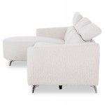ΚΑΝΑΠΕΣ ΑΡΙΣΤΕΡΗ ΓΩΝΙΑ 3Θ ΜΕ RECLINE VALENTE HM3317.02L ΜΠΕΖ ΥΦΑΣΜΑ 275x160x104Yεκ