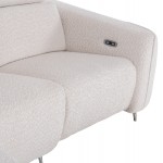 ΚΑΝΑΠΕΣ ΑΡΙΣΤΕΡΗ ΓΩΝΙΑ 3Θ ΜΕ RECLINE VALENTE HM3317.02L ΜΠΕΖ ΥΦΑΣΜΑ 275x160x104Yεκ