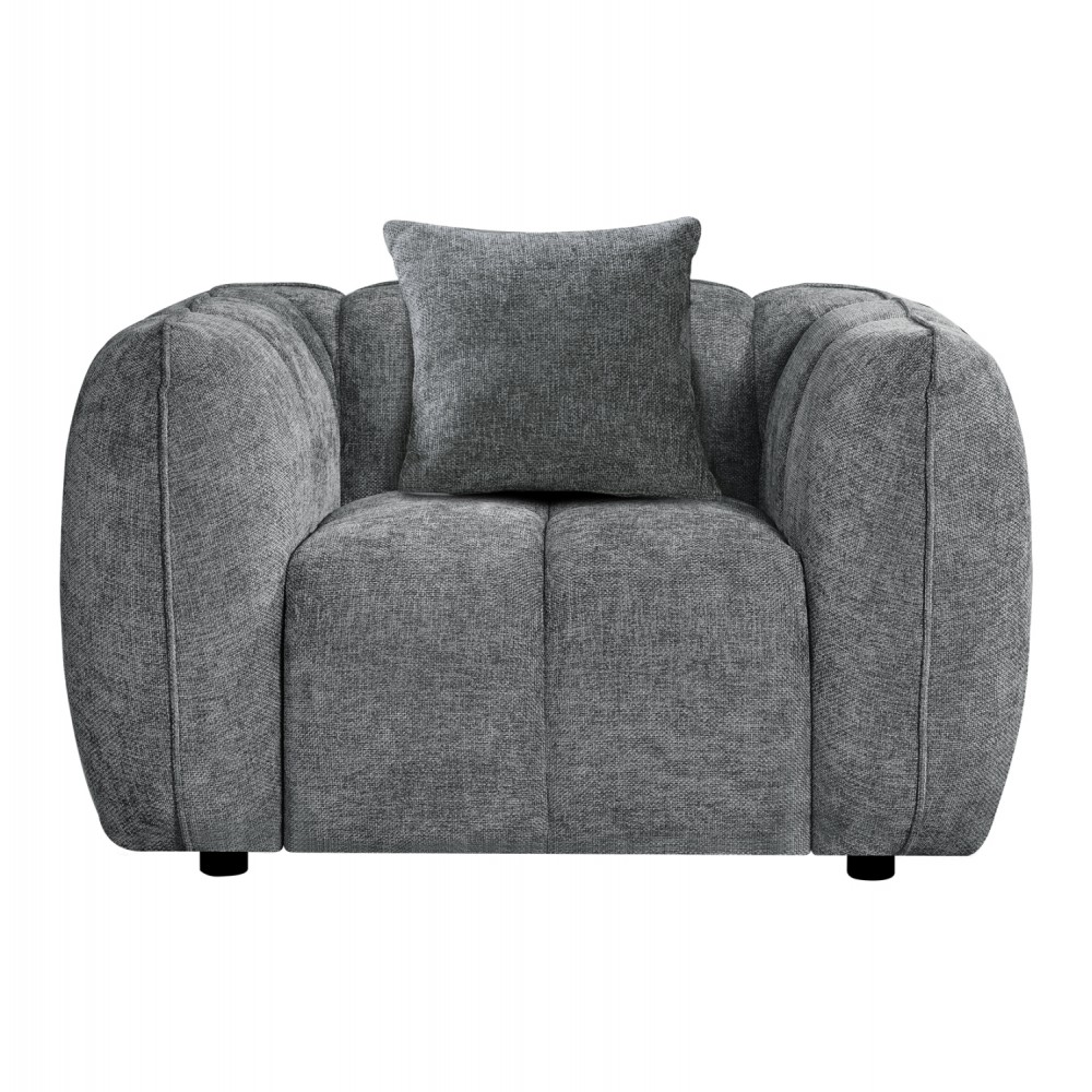ΠΟΛΥΘΡΟΝΑ LYKKE HM3325.01 ΓΚΡΙ ΥΦΑΣΜΑ 119x89x70Υεκ