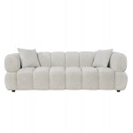 ΚΑΝΑΠΕΣ 3-ΘΕΣΙΟΣ NORIKA HM3331.02 ΕΚΡΟΥ ΥΦΑΣΜΑ 220x88x85Υεκ.