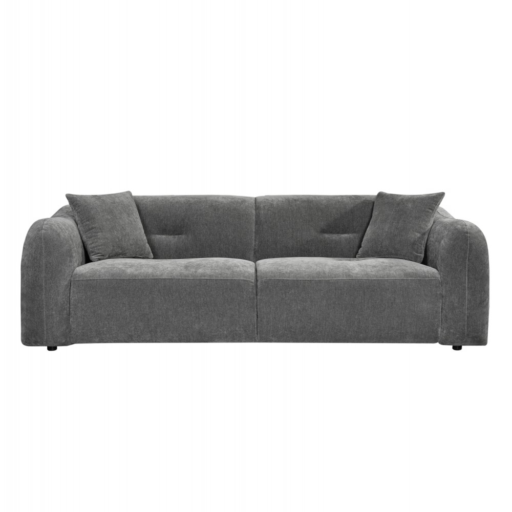 ΚΑΝΑΠΕΣ 3-ΘΕΣΙΟΣ JUNOA HM3333.01 ΓΚΡΙ ΥΦΑΣΜΑ 228x89x74Υεκ