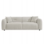 ΚΑΝΑΠΕΣ 3-ΘΕΣΙΟΣ JUNOA HM3333.02 ΕΚΡΟΥ ΥΦΑΣΜΑ 228x89x74Υεκ