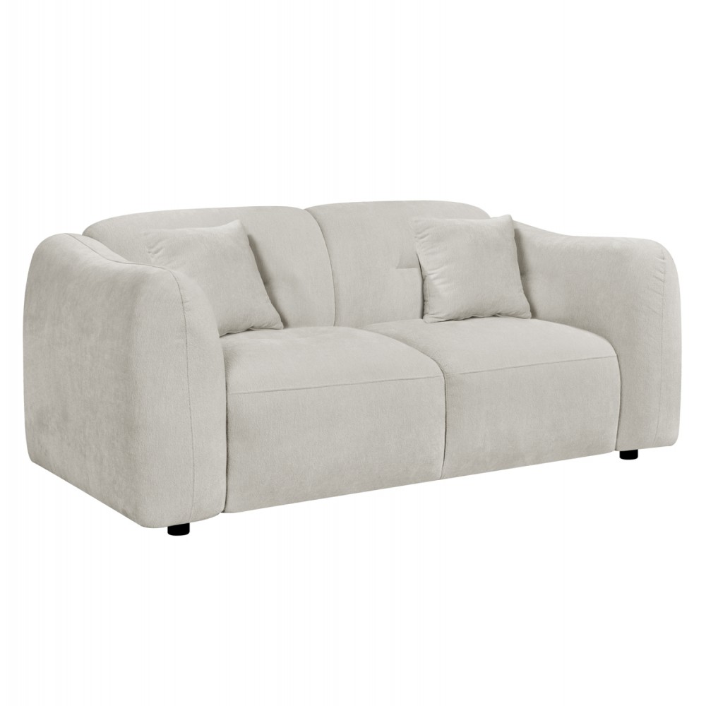 ΚΑΝΑΠΕΣ 2-ΘΕΣΙΟΣ JUNOA HM3334.02 ΕΚΡΟΥ ΥΦΑΣΜΑ 172x89x85Υεκ