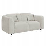 ΚΑΝΑΠΕΣ 2-ΘΕΣΙΟΣ JUNOA HM3334.02 ΕΚΡΟΥ ΥΦΑΣΜΑ 172x89x85Υεκ