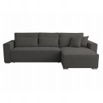 ΚΑΝΑΠΕΣ ΚΡΕΒΑΤΙ ΑΝΑΣΤΡΕΨΙΜH ΓΩΝΙΑ CORNERA HM3335.01 ΓΚΡΙ ΥΦΑΣΜΑ 269x155x89Yεκ