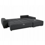 ΚΑΝΑΠΕΣ ΚΡΕΒΑΤΙ ΔΕΞΙΑ ΓΩΝΙΑ COMFYRA HM3336.01R ΓΚΡΙ ΥΦΑΣΜΑ 270x181x75Υεκ