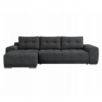 ΚΑΝΑΠΕΣ ΚΡΕΒΑΤΙ ΑΡΙΣΤΕΡΗ ΓΩΝΙΑ COMFYRA HM3336.01L ΓΚΡΙ ΥΦΑΣΜΑ 270x181x75Υεκ