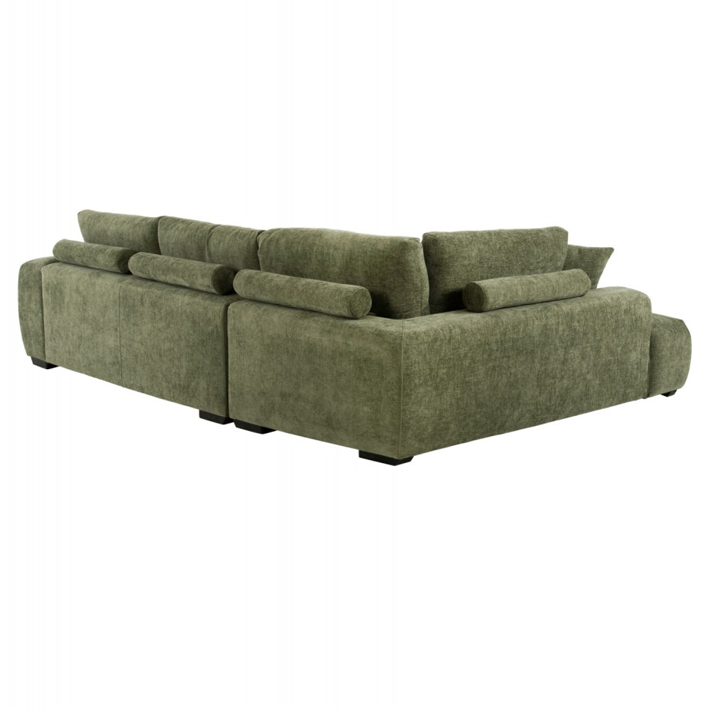 ΚΑΝΑΠΕΣ ΓΩΝΙΑ (ΑΡΙΣΤΕΡΗ) COVEN HM3266.14L ΠΡΑΣΙΝΟ ΥΦΑΣΜΑ 298x102-208x85Υεκ.