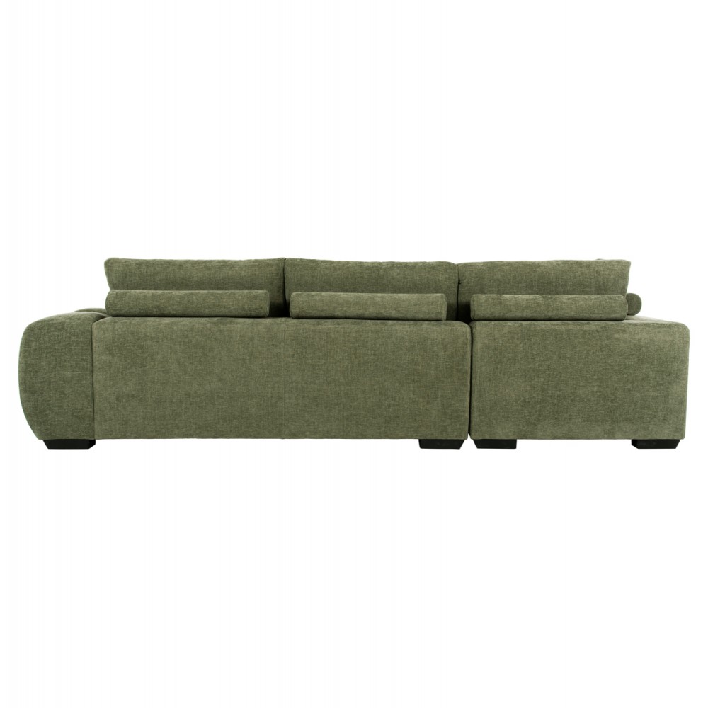 ΚΑΝΑΠΕΣ ΓΩΝΙΑ (ΑΡΙΣΤΕΡΗ) COVEN HM3266.14L ΠΡΑΣΙΝΟ ΥΦΑΣΜΑ 298x102-208x85Υεκ.