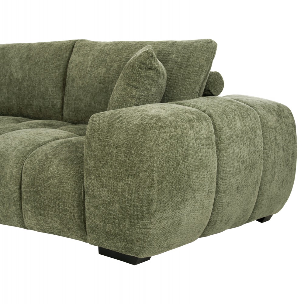 ΚΑΝΑΠΕΣ ΓΩΝΙΑ (ΑΡΙΣΤΕΡΗ) COVEN HM3266.14L ΠΡΑΣΙΝΟ ΥΦΑΣΜΑ 298x102-208x85Υεκ.