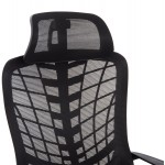 ΚΑΡΕΚΛΑ ΓΡΑΦΕΙΟΥ ELVAR HM1219.01 ΜΑΥΡO MESH--ΒΑΣΗ ΠΟΛΥΠΡΟΠΥΛΕΝΙΟΥ 63x56x125Υεκ