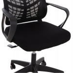 ΚΑΡΕΚΛΑ ΓΡΑΦΕΙΟΥ ELVAR HM1219.01 ΜΑΥΡO MESH--ΒΑΣΗ ΠΟΛΥΠΡΟΠΥΛΕΝΙΟΥ 63x56x125Υεκ