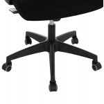 ΚΑΡΕΚΛΑ ΓΡΑΦΕΙΟΥ ELVAR HM1219.01 ΜΑΥΡO MESH--ΒΑΣΗ ΠΟΛΥΠΡΟΠΥΛΕΝΙΟΥ 63x56x125Υεκ