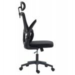 ΚΑΡΕΚΛΑ ΓΡΑΦΕΙΟΥ KESI HM1222.01 ΜΑΥΡO MESH & PP 61x62x125Υεκ.