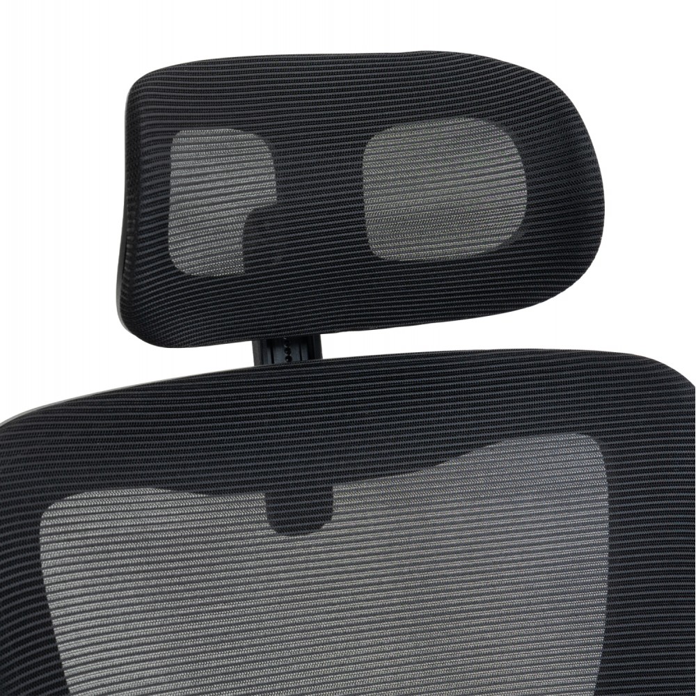 ΚΑΡΕΚΛΑ ΓΡΑΦΕΙΟΥ KESI HM1222.01 ΜΑΥΡO MESH & PP 61x62x125Υεκ.
