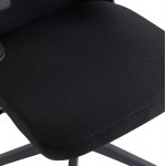 ΚΑΡΕΚΛΑ ΓΡΑΦΕΙΟΥ KESI HM1222.01 ΜΑΥΡO MESH & PP 61x62x125Υεκ.