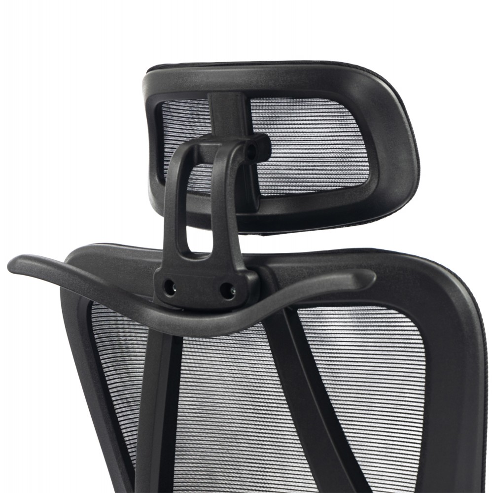 ΚΑΡΕΚΛΑ ΓΡΑΦΕΙΟΥ FRANTIC HM1224.01 ΜΑΥΡO MESH & ΠΟΛΥΠΡΟΠΥΛΕΝΙΟ 60x60x134Υεκ