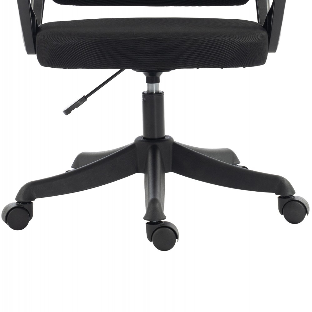 ΚΑΡΕΚΛΑ ΓΡΑΦΕΙΟΥ FRANTIC HM1224.01 ΜΑΥΡO MESH & ΠΟΛΥΠΡΟΠΥΛΕΝΙΟ 60x60x134Υεκ