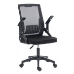ΚΑΡΕΚΛΑ ΓΡΑΦΕΙΟΥ ZENITH HM1225.01 PP & MESH ΥΦΑΣΜΑ--ΜΑΥΡΟ 60x60x92-100Υεκ