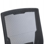 ΚΑΡΕΚΛΑ ΓΡΑΦΕΙΟΥ ZENITH HM1225.01 PP & MESH ΥΦΑΣΜΑ--ΜΑΥΡΟ 60x60x92-100Υεκ