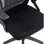 ΚΑΡΕΚΛΑ ΓΡΑΦΕΙΟΥ ZENITH HM1225.01 PP & MESH ΥΦΑΣΜΑ--ΜΑΥΡΟ 60x60x92-100Υεκ