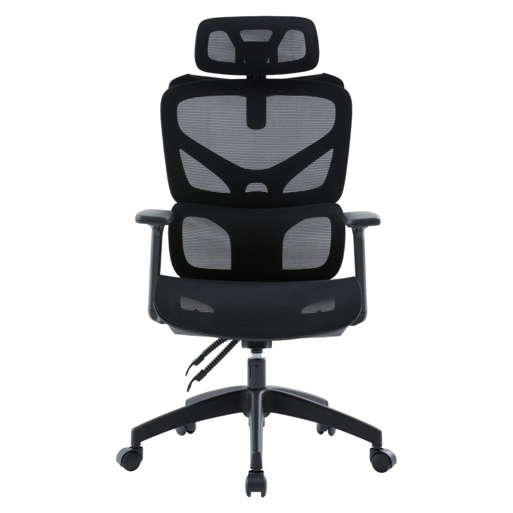 ΚΑΡΕΚΛΑ ΓΡΑΦΕΙΟΥ APEX HM1227.01 ΜΑΥΡO MESH & PP 68x68x120-130Υεκ