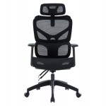 ΚΑΡΕΚΛΑ ΓΡΑΦΕΙΟΥ APEX HM1227.01 ΜΑΥΡO MESH & PP 68x68x120-130Υεκ
