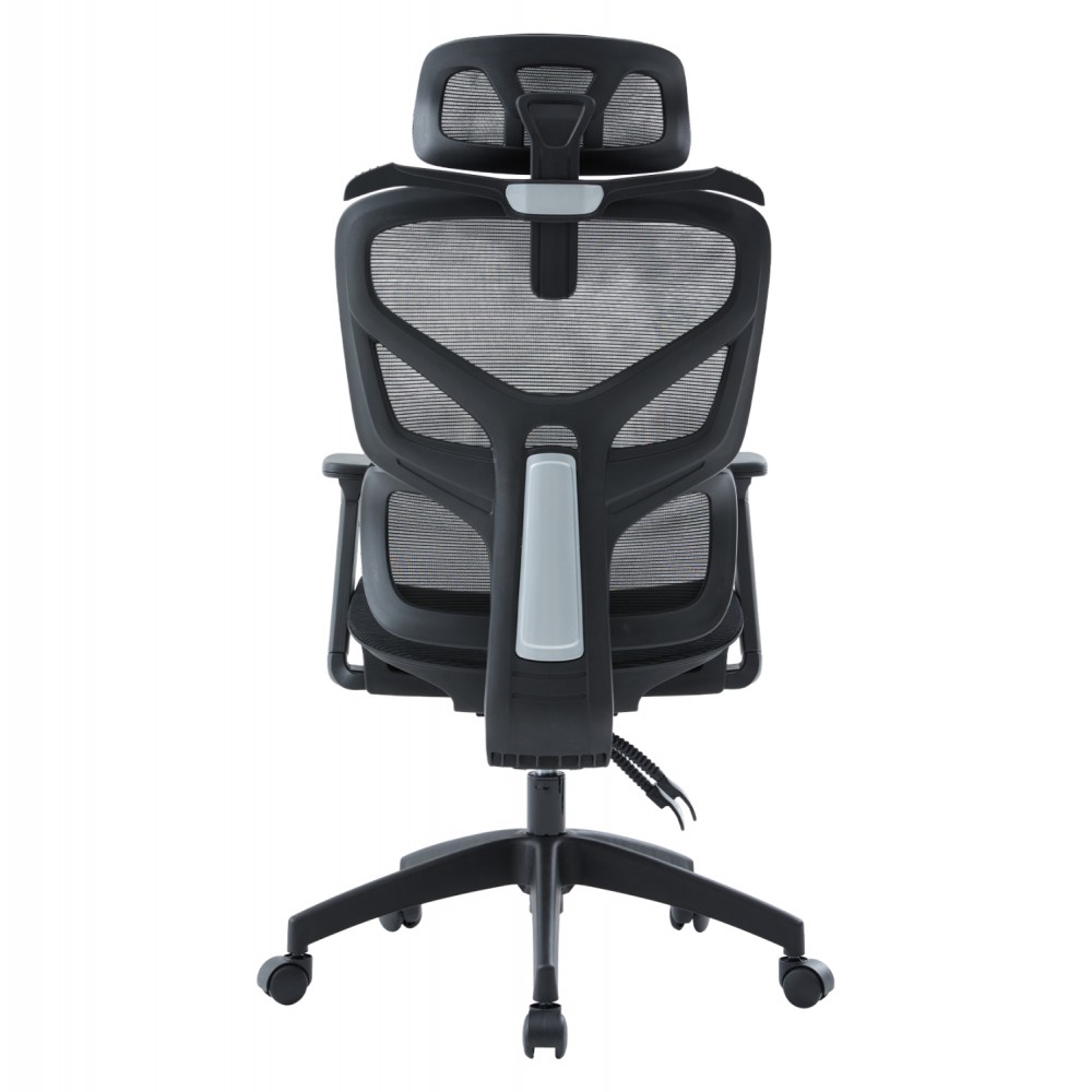 ΚΑΡΕΚΛΑ ΓΡΑΦΕΙΟΥ APEX HM1227.01 ΜΑΥΡO MESH & PP 68x68x120-130Υεκ