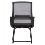 ΚΑΡΕΚΛΑ ΕΠΙΣΚΕΠΤΗ CASTER HM1228.01 PP--MESH--ΜΕΤΑΛΛΟ ΜΑΥΡΟ 46x52x94Υεκ