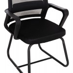 ΚΑΡΕΚΛΑ ΕΠΙΣΚΕΠΤΗ CASTER HM1228.01 PP--MESH--ΜΕΤΑΛΛΟ ΜΑΥΡΟ 46x52x94Υεκ