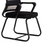 ΚΑΡΕΚΛΑ ΕΠΙΣΚΕΠΤΗ CASTER HM1228.01 PP--MESH--ΜΕΤΑΛΛΟ ΜΑΥΡΟ 46x52x94Υεκ