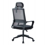 ΚΑΡΕΚΛΑ ΓΡΑΦΕΙΟΥ VELOCITY HM1229.01 ΜΑΥΡO MESH & PP 61x62x123Υεκ