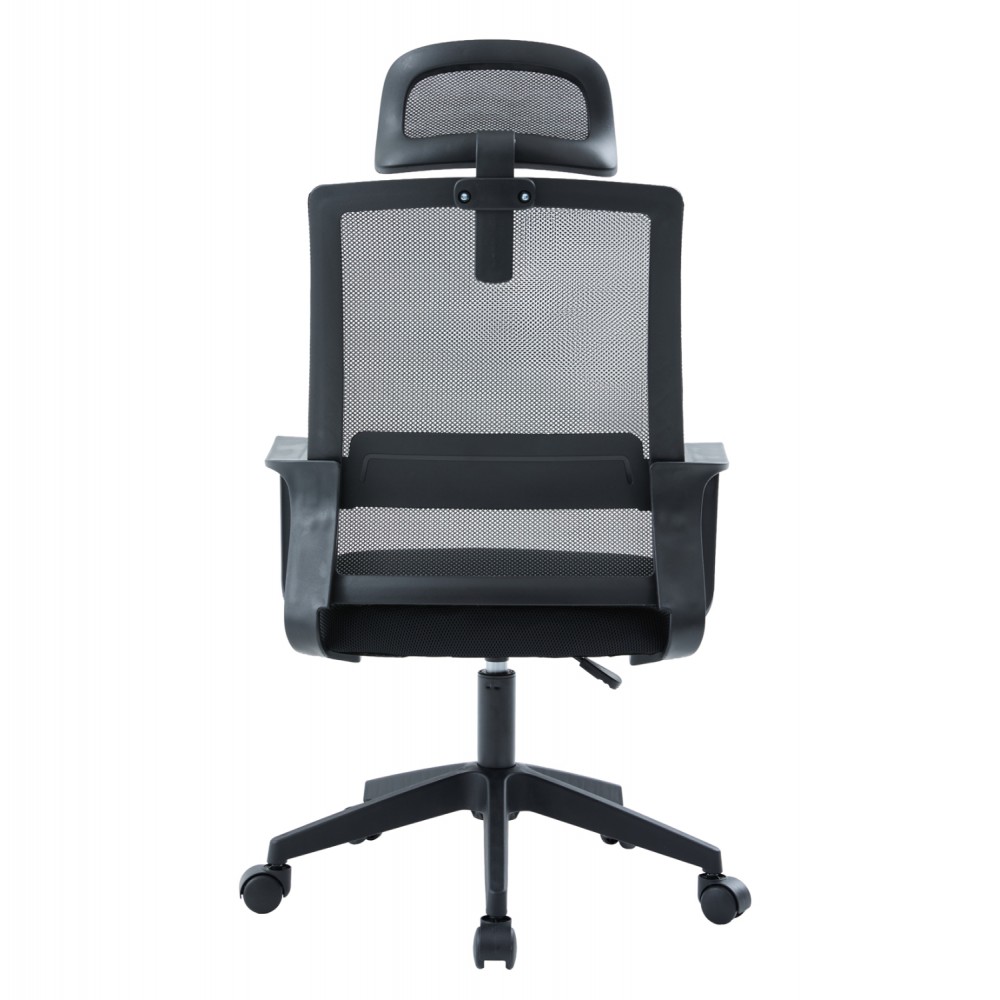 ΚΑΡΕΚΛΑ ΓΡΑΦΕΙΟΥ VELOCITY HM1229.01 ΜΑΥΡO MESH & PP 61x62x123Υεκ
