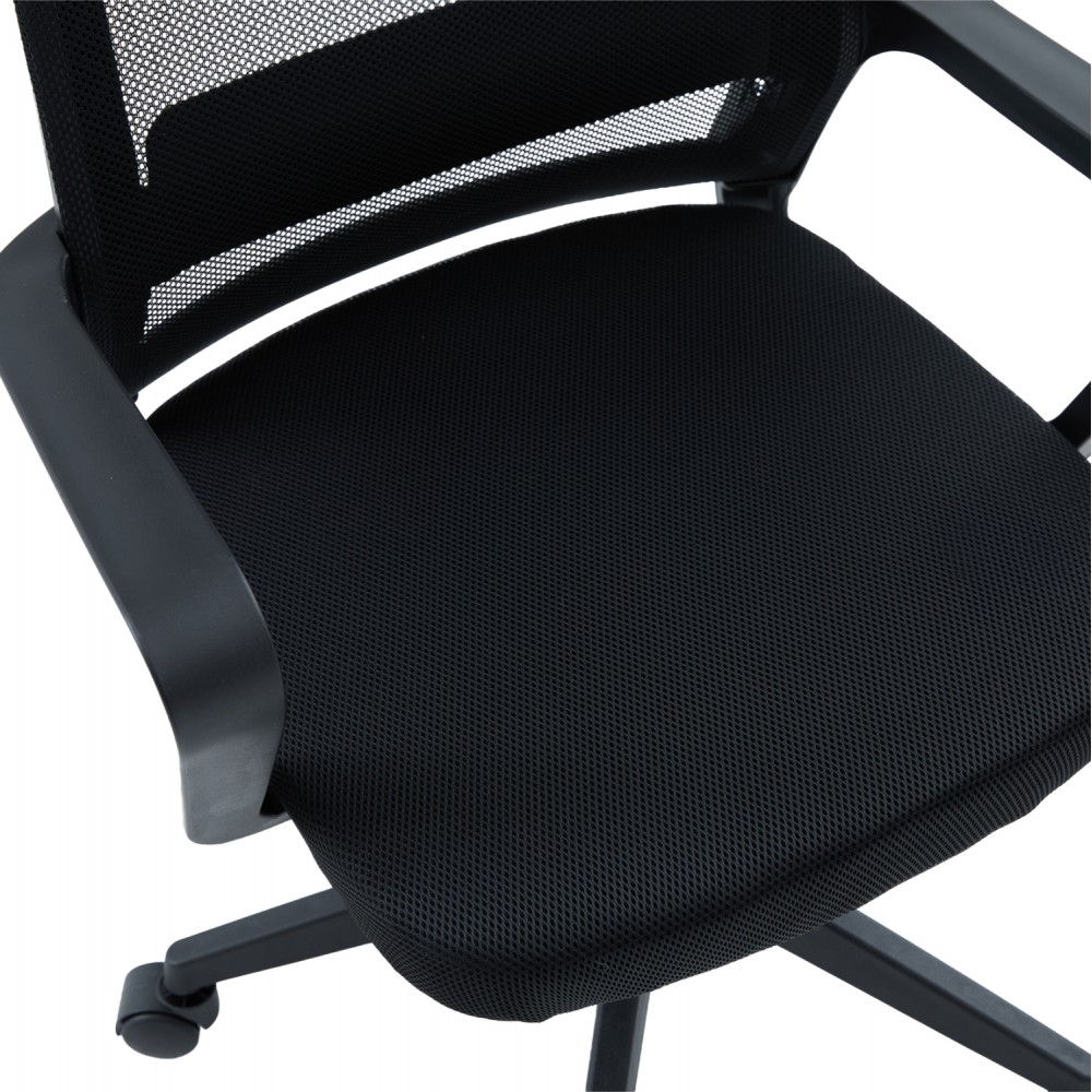 ΚΑΡΕΚΛΑ ΓΡΑΦΕΙΟΥ VELOCITY HM1229.01 ΜΑΥΡO MESH & PP 61x62x123Υεκ