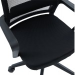 ΚΑΡΕΚΛΑ ΓΡΑΦΕΙΟΥ VELOCITY HM1229.01 ΜΑΥΡO MESH & PP 61x62x123Υεκ