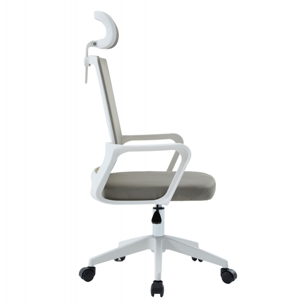 ΚΑΡΕΚΛΑ ΓΡΑΦΕΙΟΥ VELOCITY HM1229.02 ΛΕΥΚΟ PP--ΑΝΟΙΧΤΟ ΓΚΡΙ MESH 61x62x123Υεκ