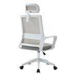 ΚΑΡΕΚΛΑ ΓΡΑΦΕΙΟΥ VELOCITY HM1229.02 ΛΕΥΚΟ PP--ΑΝΟΙΧΤΟ ΓΚΡΙ MESH 61x62x123Υεκ