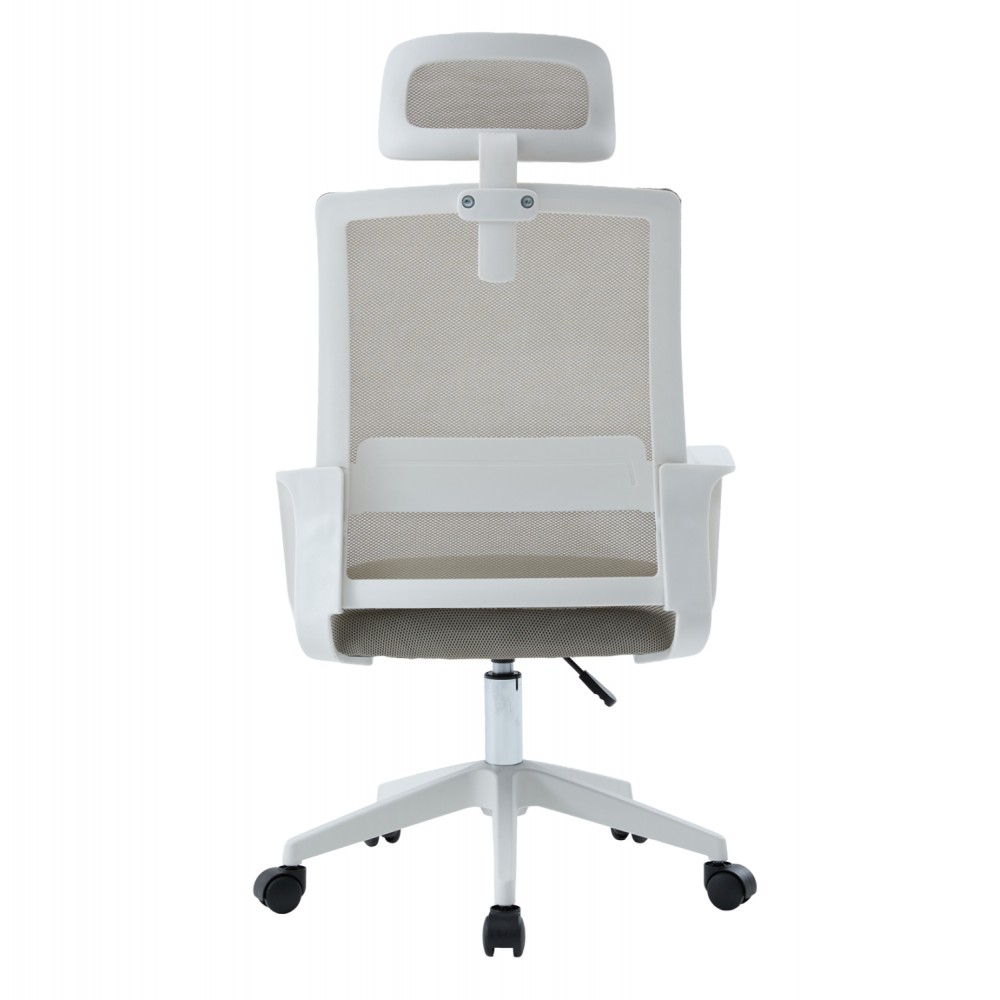 ΚΑΡΕΚΛΑ ΓΡΑΦΕΙΟΥ VELOCITY HM1229.02 ΛΕΥΚΟ PP--ΑΝΟΙΧΤΟ ΓΚΡΙ MESH 61x62x123Υεκ