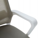 ΚΑΡΕΚΛΑ ΓΡΑΦΕΙΟΥ VELOCITY HM1229.02 ΛΕΥΚΟ PP--ΑΝΟΙΧΤΟ ΓΚΡΙ MESH 61x62x123Υεκ