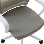ΚΑΡΕΚΛΑ ΓΡΑΦΕΙΟΥ VELOCITY HM1229.02 ΛΕΥΚΟ PP--ΑΝΟΙΧΤΟ ΓΚΡΙ MESH 61x62x123Υεκ