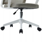 ΚΑΡΕΚΛΑ ΓΡΑΦΕΙΟΥ VELOCITY HM1229.02 ΛΕΥΚΟ PP--ΑΝΟΙΧΤΟ ΓΚΡΙ MESH 61x62x123Υεκ