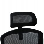 ΚΑΡΕΚΛΑ ΓΡΑΦΕΙΟΥ FLOATER HM1230.01 ΜΑΥΡO MESH & PP 62x62x106-116Υεκ