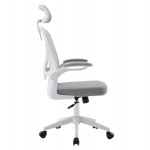 ΚΑΡΕΚΛΑ ΓΡΑΦΕΙΟΥ FLOATER HM1230.02 ΛΕΥΚΟ PP--ΑΝΟΙΧΤΟ ΓΚΡΙ MESH 62x62x106-116Υεκ