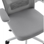 ΚΑΡΕΚΛΑ ΓΡΑΦΕΙΟΥ FLOATER HM1230.02 ΛΕΥΚΟ PP--ΑΝΟΙΧΤΟ ΓΚΡΙ MESH 62x62x106-116Υεκ
