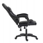 ΚΑΡΕΚΛΑ GAMING STRATUS HM1231.01 ΜΑΥΡΟ PVC--ΜΕ ΜΑΞIΛΑΡΑΚΙΑ ΜΕΣΗΣ/ΚΕΦΑΛΗΣ 62x62x119Υεκ